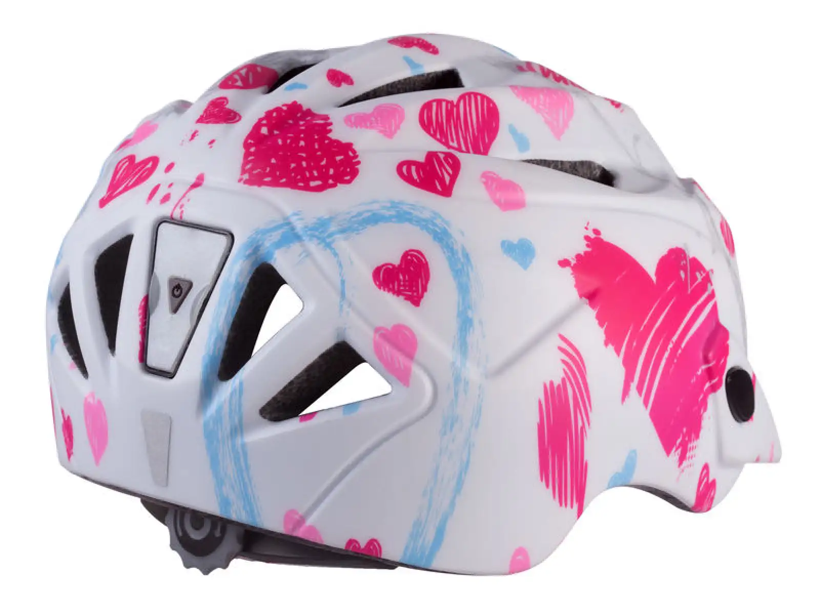 Etape Pluto Light dziecięcy kask rowerowy biała/różowa matowa