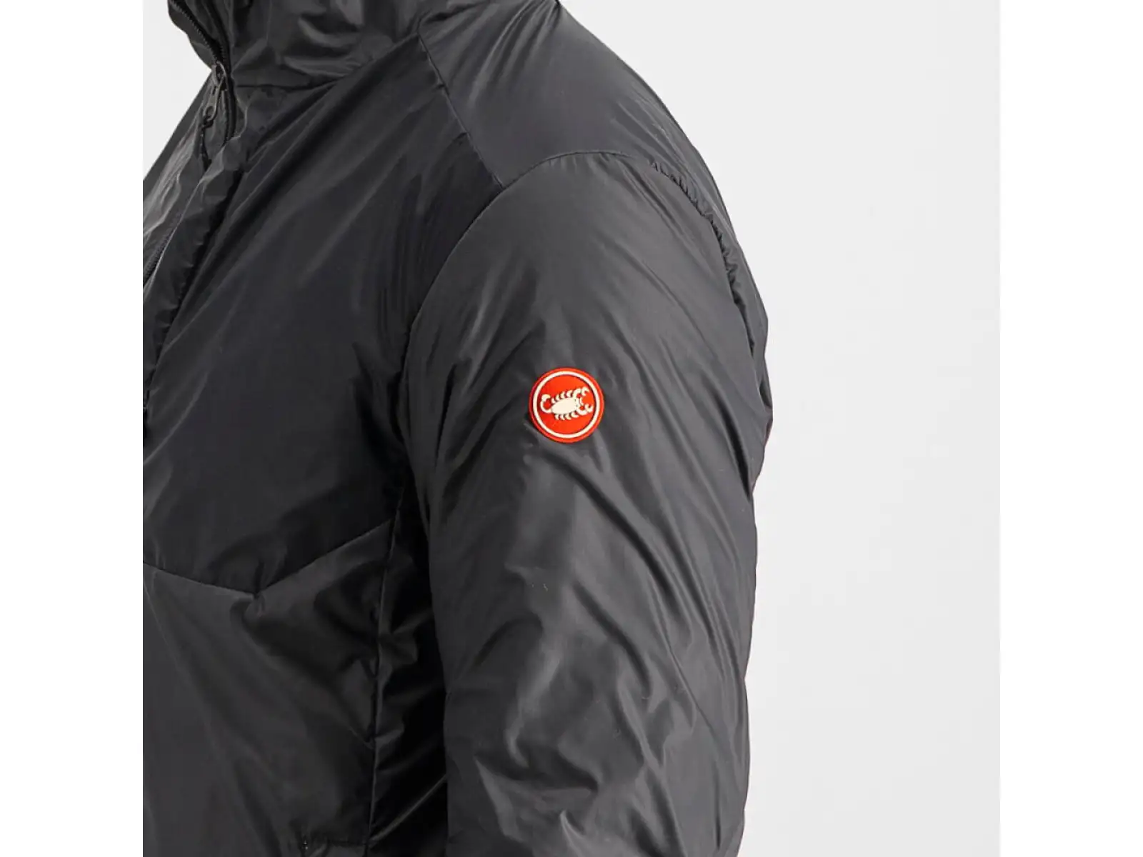 Castelli Riscalda Puffy męska kurtka dark gray/eletric lime