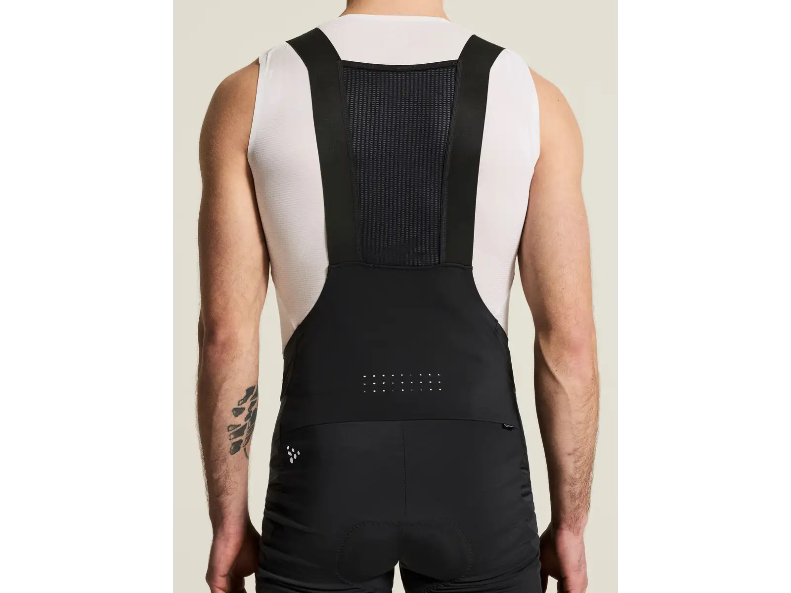Craft Bike SubZ Wind Bib C3 męskie spodnie na szelkach z wkładką czarna