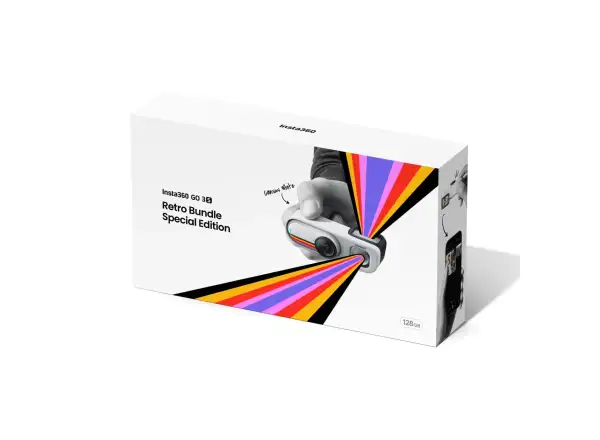 Insta360 GO 3S kamera zestaw Retro 64 GB edycja specjalna biała