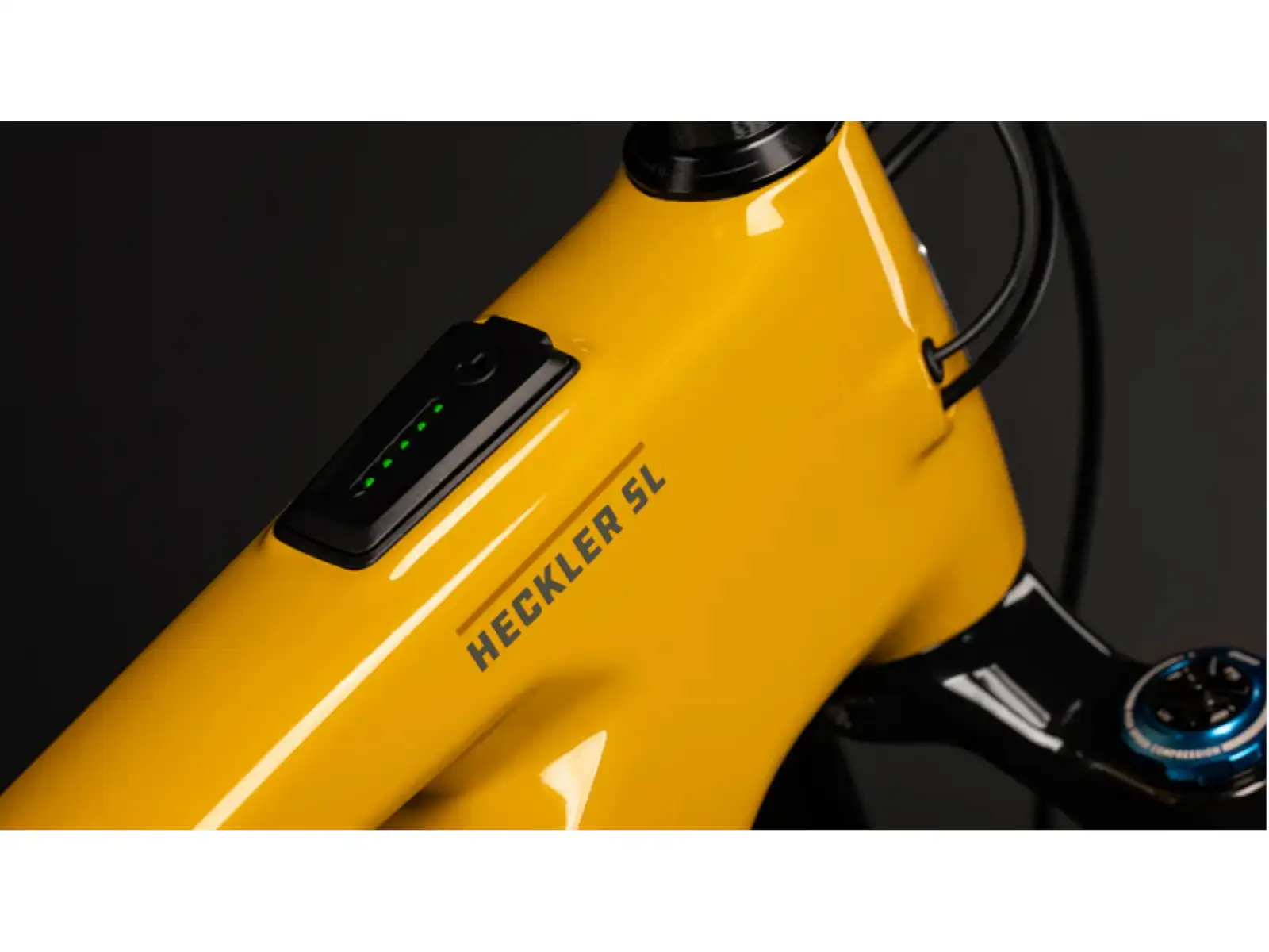Santa Cruz Heckler SL 1 CC MX XX AXS RSV rower elektryczny z pełnym zawieszeniem Gloss Mustard
