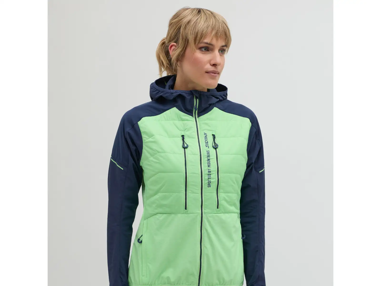 Silvini Asprino damska kurtka skialpinistyczna Green/Navy