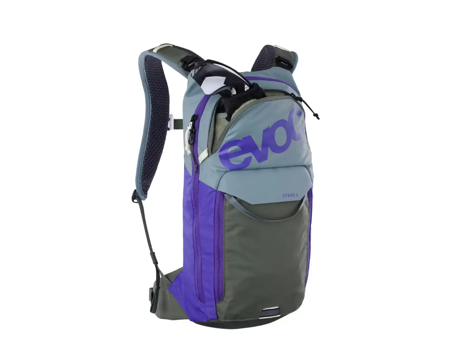 Evoc Stage 6 l plecak Steel/Violet/Dark Olive