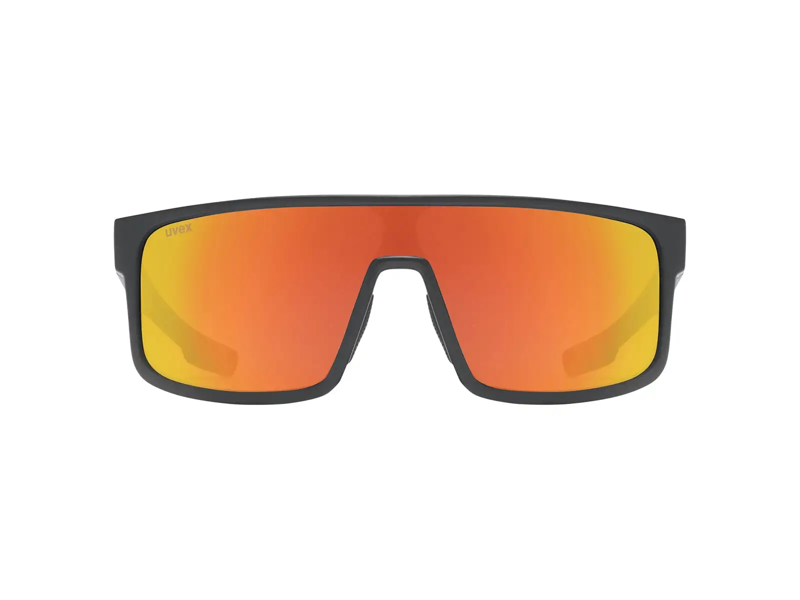 Uvex LGL 51 okulary rowerowe Black Mat/Mirror Red