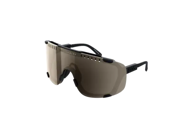 POC Devour okulary Uranium Black/Clarity Trail/Partly Sunny Silver