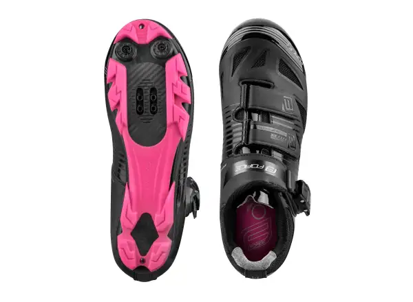 Force MTB Turbo lady damskie buty rowerowe czarne/różowe