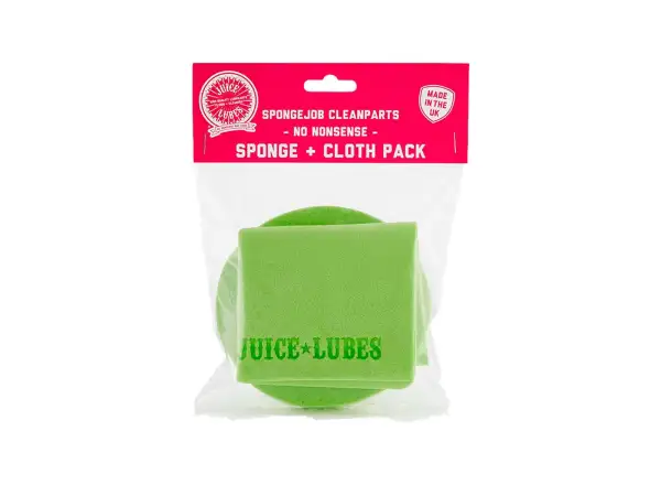 Juice Lubes SpongeJob gąbka czyszcząca i ściereczka