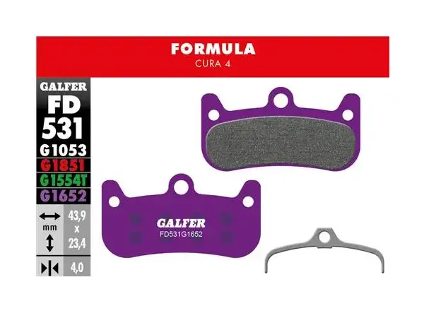 Galfer FD531 E-bike G1652 klocki hamulcowe do Formula