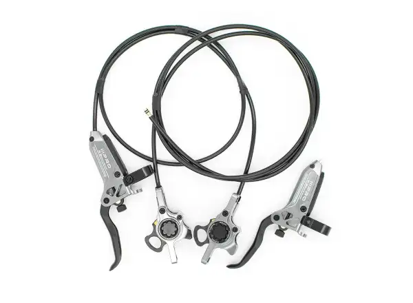 IIIPro R3 hydrauliczne hamulce tarczowe para szara