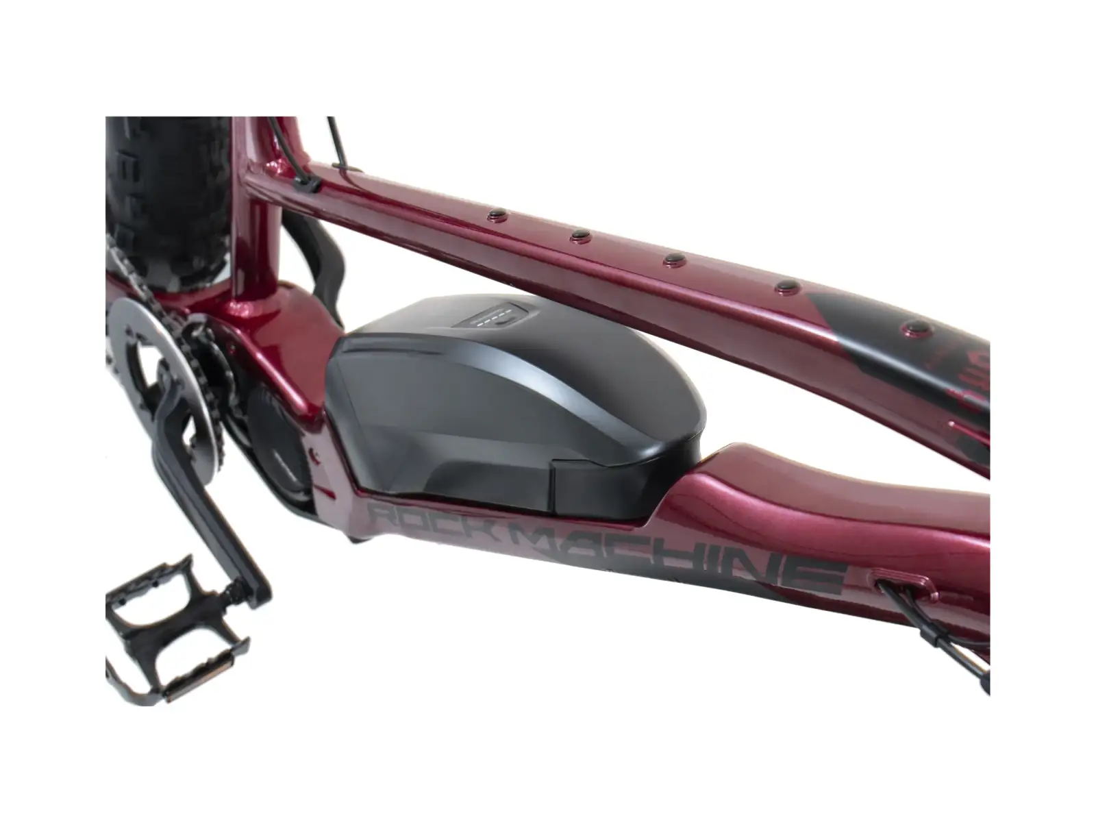 Rock Machine VYÖRY e70 rower elektryczny crimson/black WZÓR
