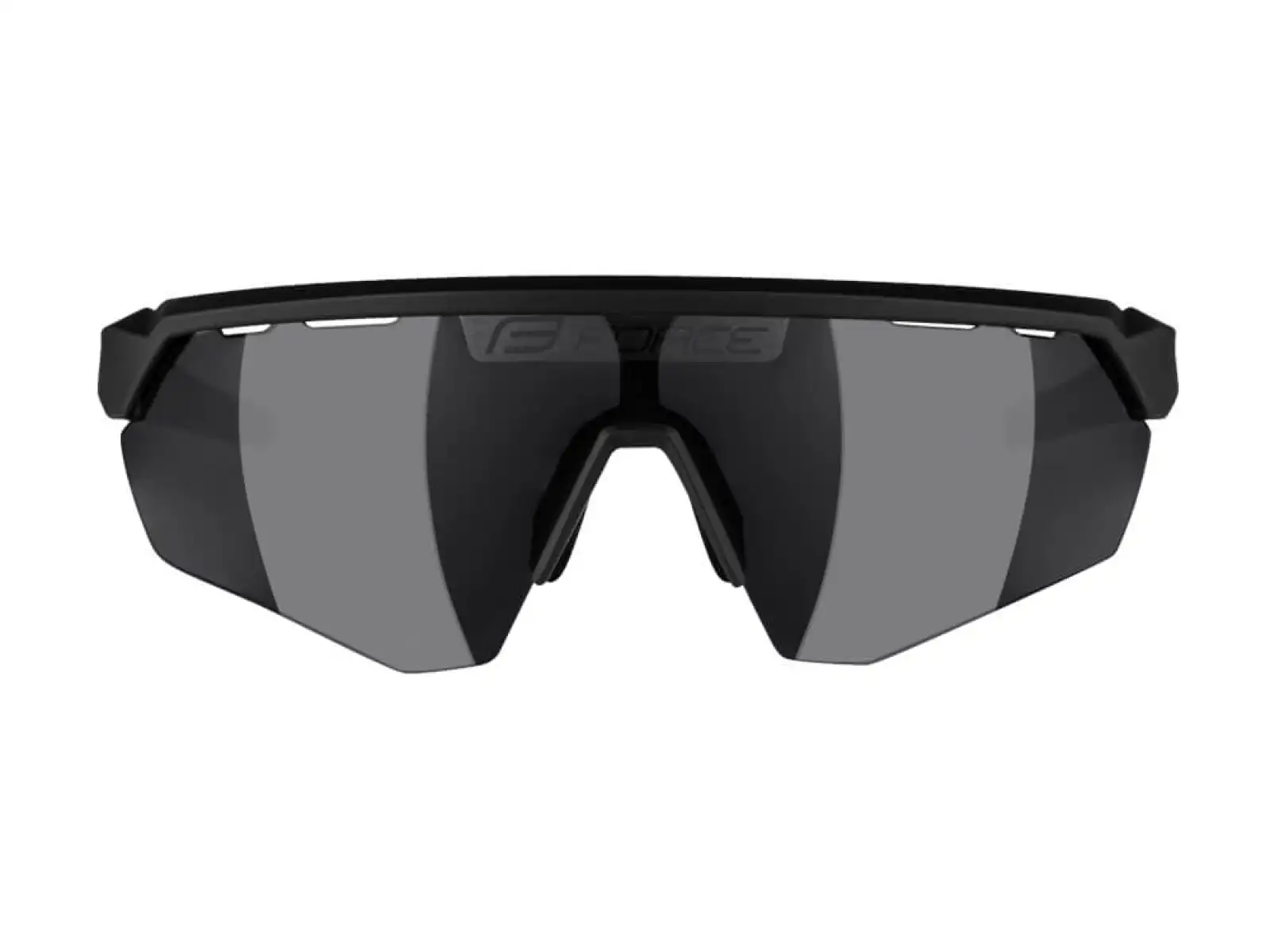 Force Enigma okulary rowerowe czarny/szary, czarne szkła