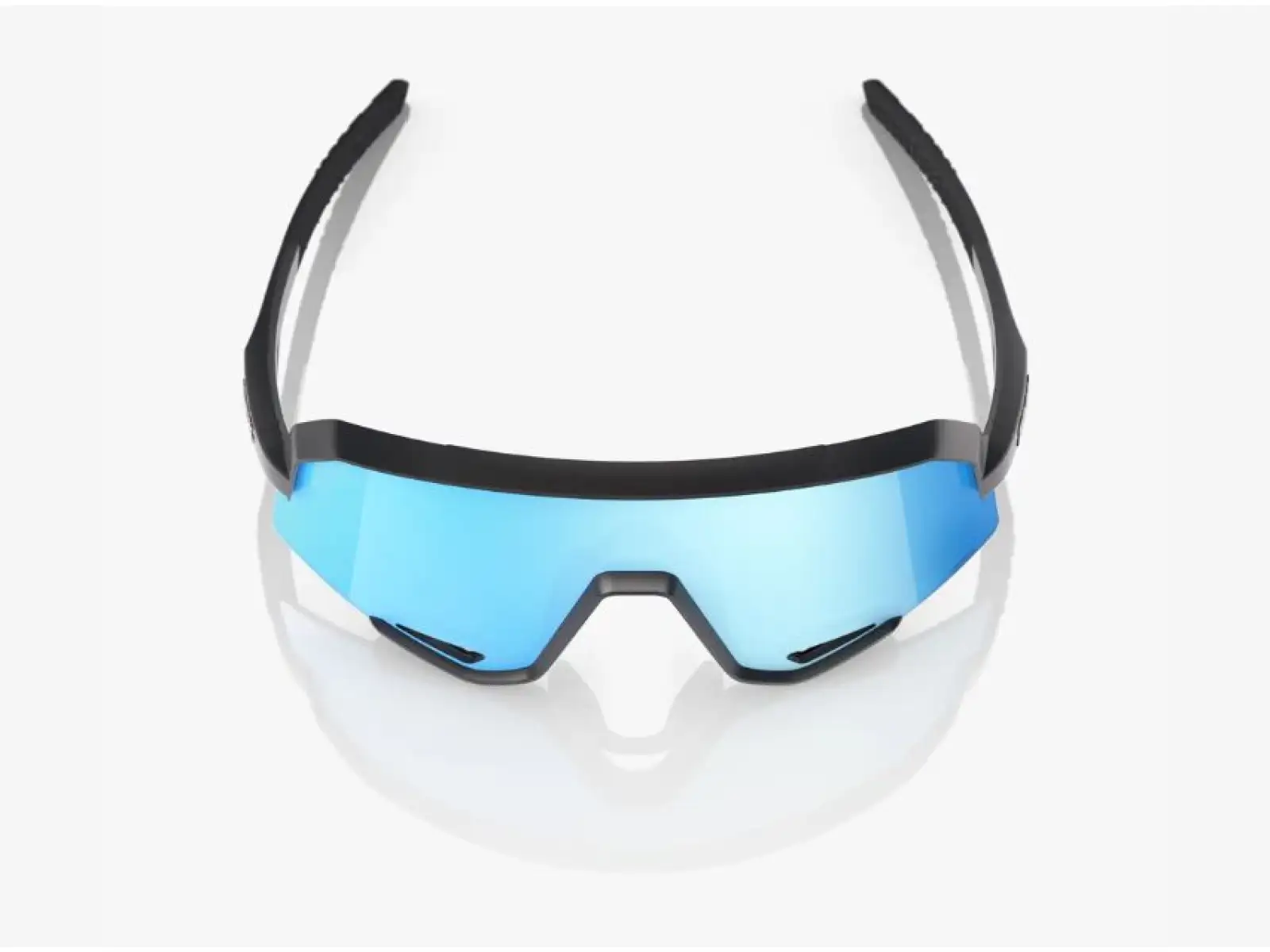 100% Slendale okulary Matte Black/HiPER Blue Multilayer Mirror