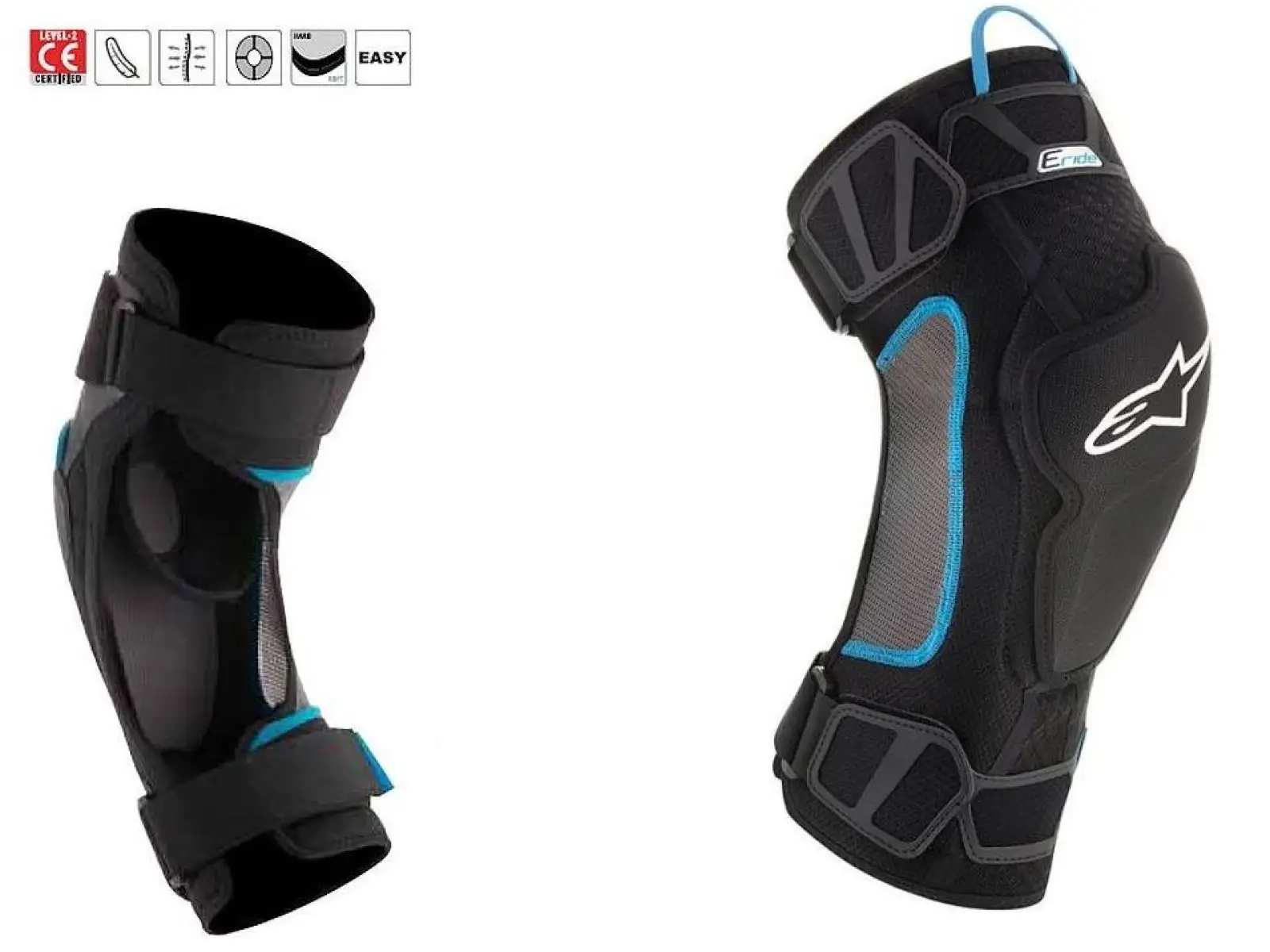 Alpinestars E-ride ochraniacze kolan czarna