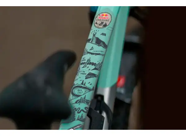 AMS Frame Guard Extra naklejki ochronne na ramę RedBull/Hardline/Dark Grey