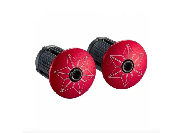 Supacaz Super Sticky Kush Splat owijka Neon Red/Red zatyczki