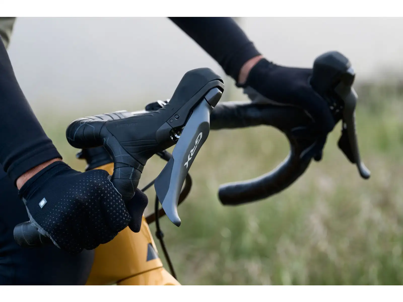 Shimano GRX ST-RX820+BR-RX820 przedni hamulec tarczowy i 2-biegowa dźwignia
