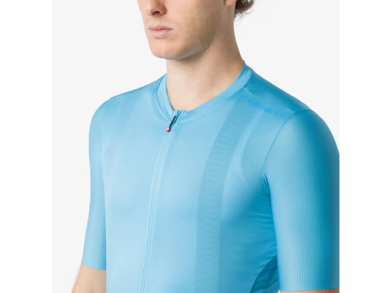 Castelli Espresso 2 męska koszulka kolarska krótki rękaw Neon Cobalt