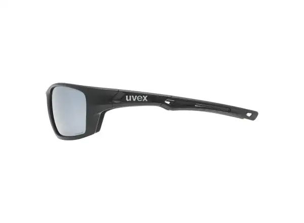 Uvex Sportstyle 232 P okulary Black Mat Red/Polavision Mirror Silver