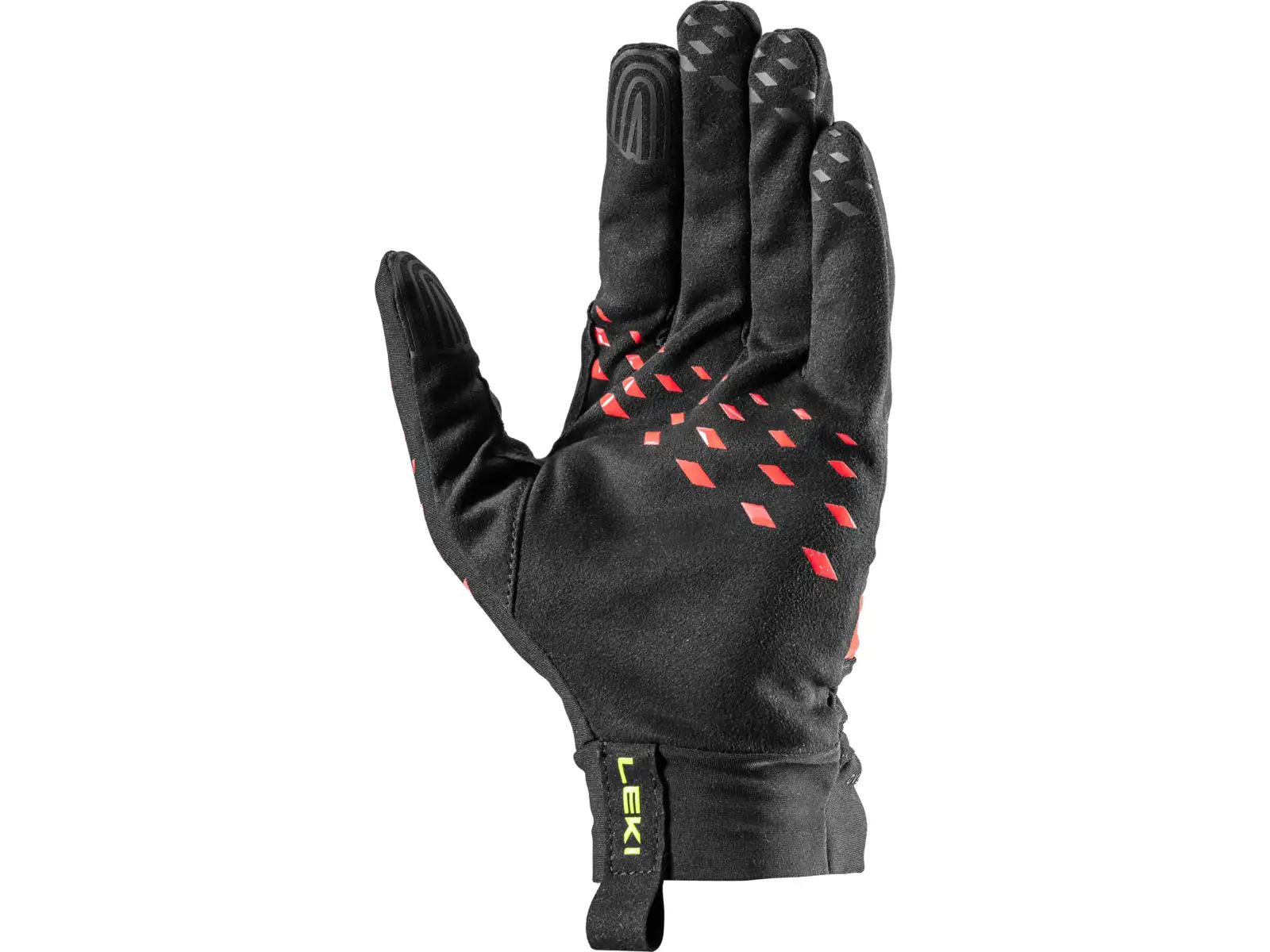 Leki Ultra Trail Storm rękawice Black/Red/Neon Yellow