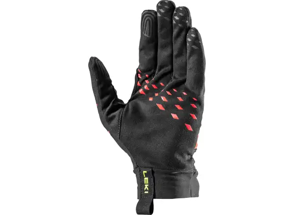 Leki Ultra Trail Storm rękawice Black/Red/Neon Yellow