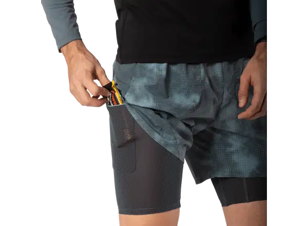 Dynafit Trail Reflective 2w1 męskie spodenki do biegania Cinder