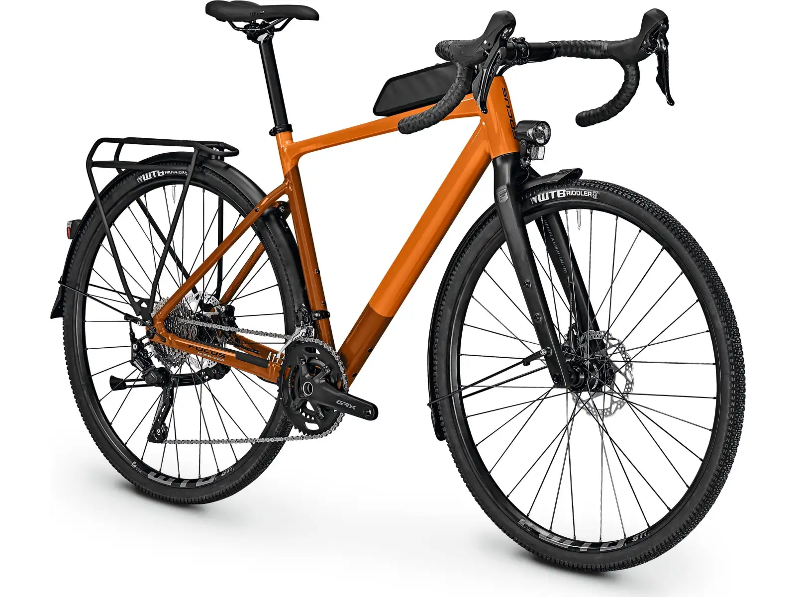 Focus Atlas 6.7 EQP DI gravel rower Rustorange Glossy/Rustbrown Glossy