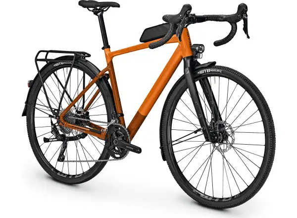 Focus Atlas 6.7 EQP DI gravel rower Rustorange Glossy/Rustbrown Glossy
