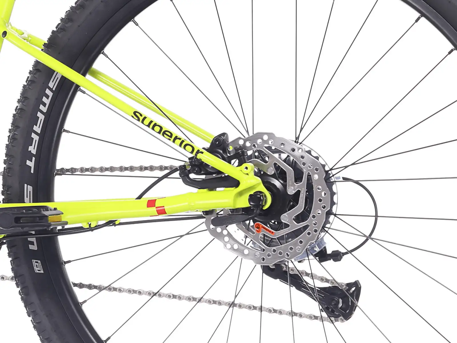 Superior RACER 27 rower dziecięcy Matte Radioactive Yellow