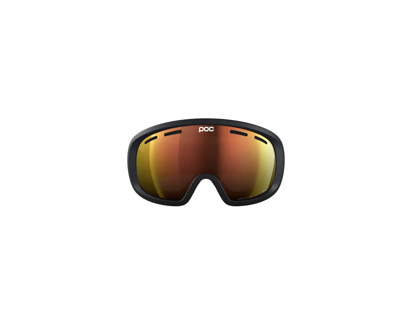 POC Fovea Mid WF gogle narciarskie Uranium Black/Partly Sunny Orange