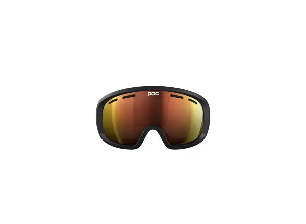 POC Fovea Mid WF gogle narciarskie Uranium Black/Partly Sunny Orange