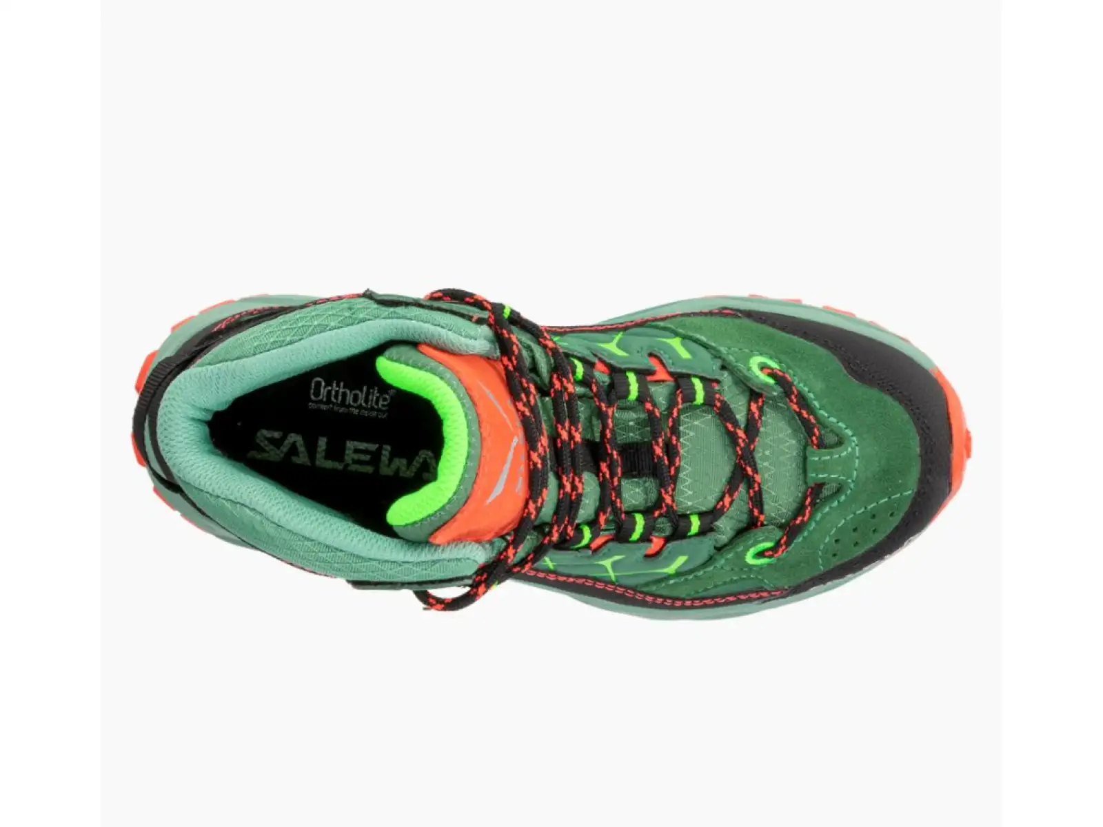 Salewa Alp Trainer Mid GTX dziecięce outdoorowe buty Myrtle Tender Shot