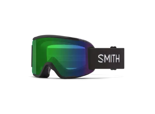 Smith Squad S gogle narciarskie Black / ChromaPop Everyday Green Mirror + Clear
