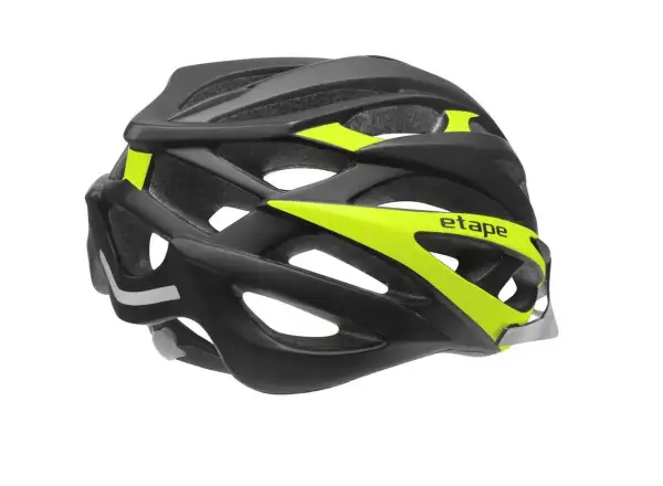 Etape Magnum kask rowerowy czarna/żółta fluo mat