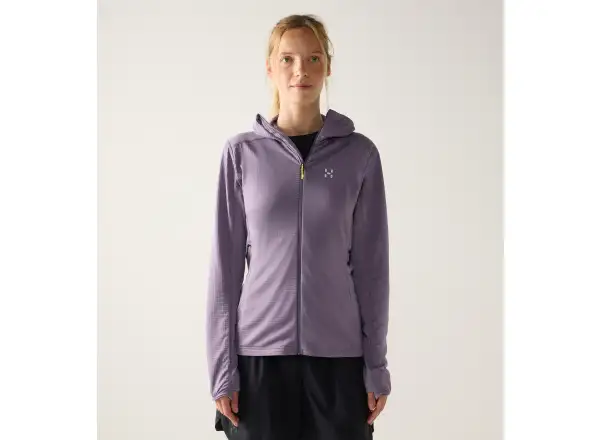 Haglöfs L.I.M Mid Multi Hood damska bluza z kapturem Purple Fog