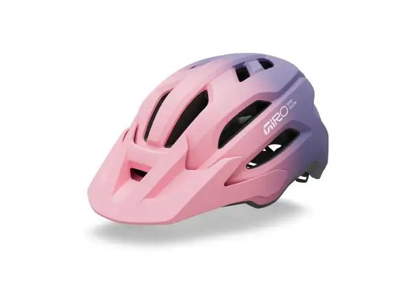 Giro Fixture II Youth dziecięcy kask Mat Light Pink/Purple Fade