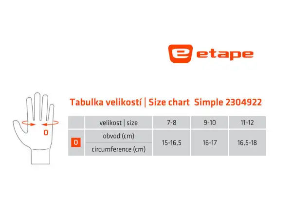 Etape Simple 2.0 dziecięce rękawice lila/różowa