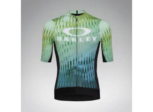 Oakley Icon Training męska koszulka z krótkim rękawem Green Glitch Print