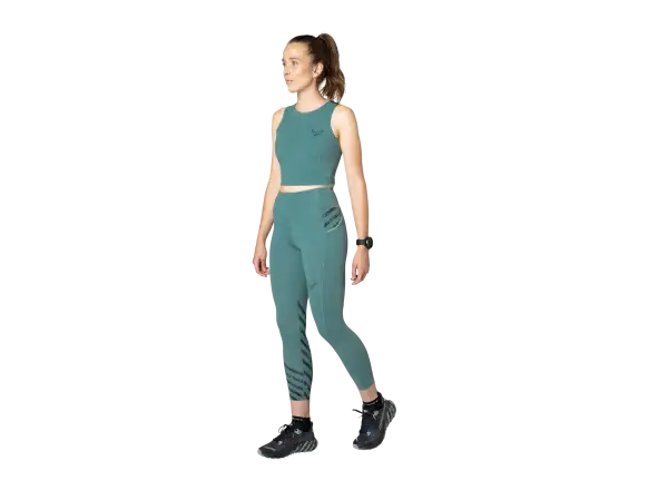 Dynafit Trail Crop Top damska koszulka bez rękawów Atlantic