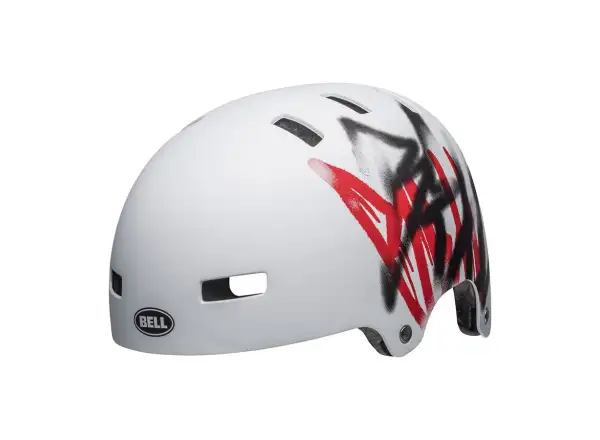 Bell Local kask Mat White Scribble
