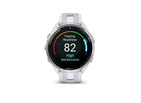 Garmin Forerunner 965 inteligentny zegarek Silver Titan/White