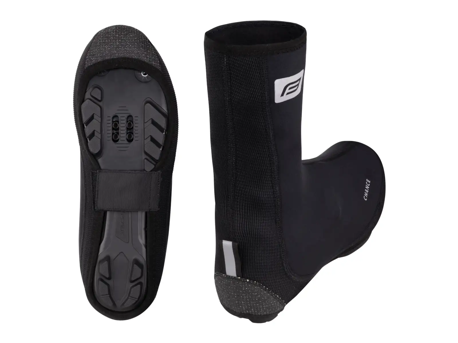 Force F Chance ochraniacze na buty bez zamka MTB czarne