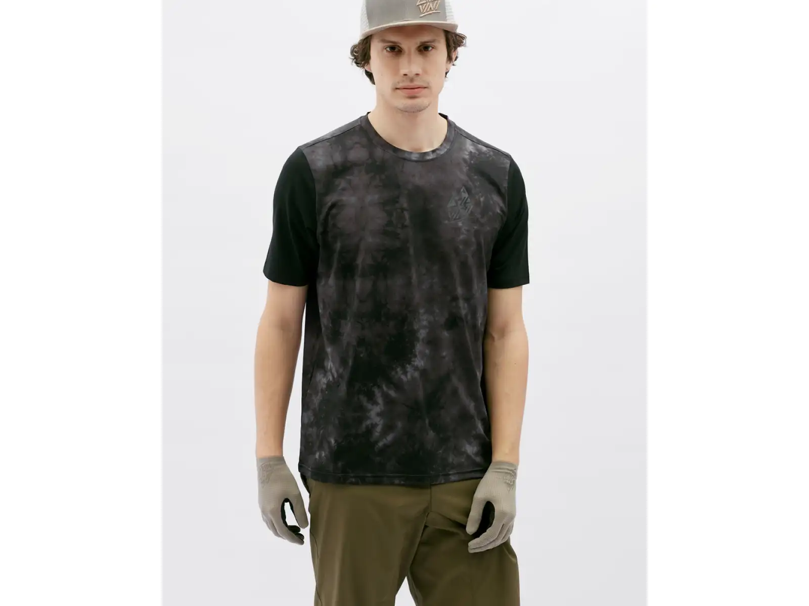 Silvini Aldeno męska koszulka z krótkim rękawem Charcoal/Black