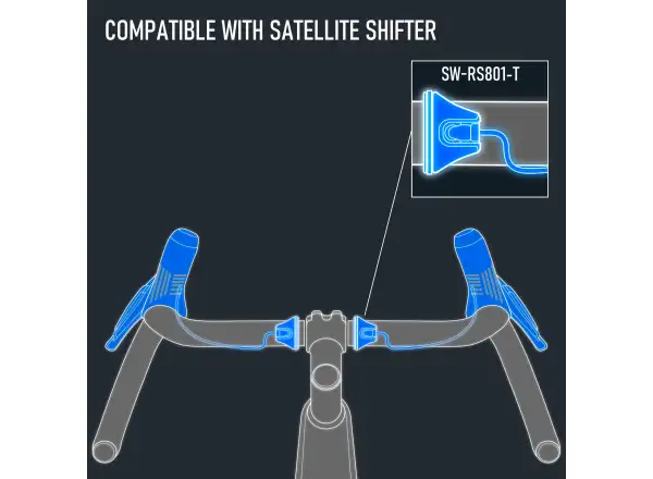 Shimano GRX Di2 ST-RX825 12sp. prawa dźwignia zmiany biegów i tylna dźwignia hamulca