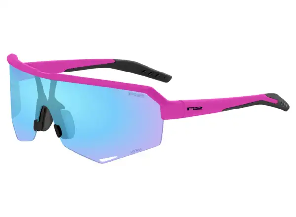 R2 Fluke okulary przeciwsłoneczne matowy neonowo magenta różowy/szary