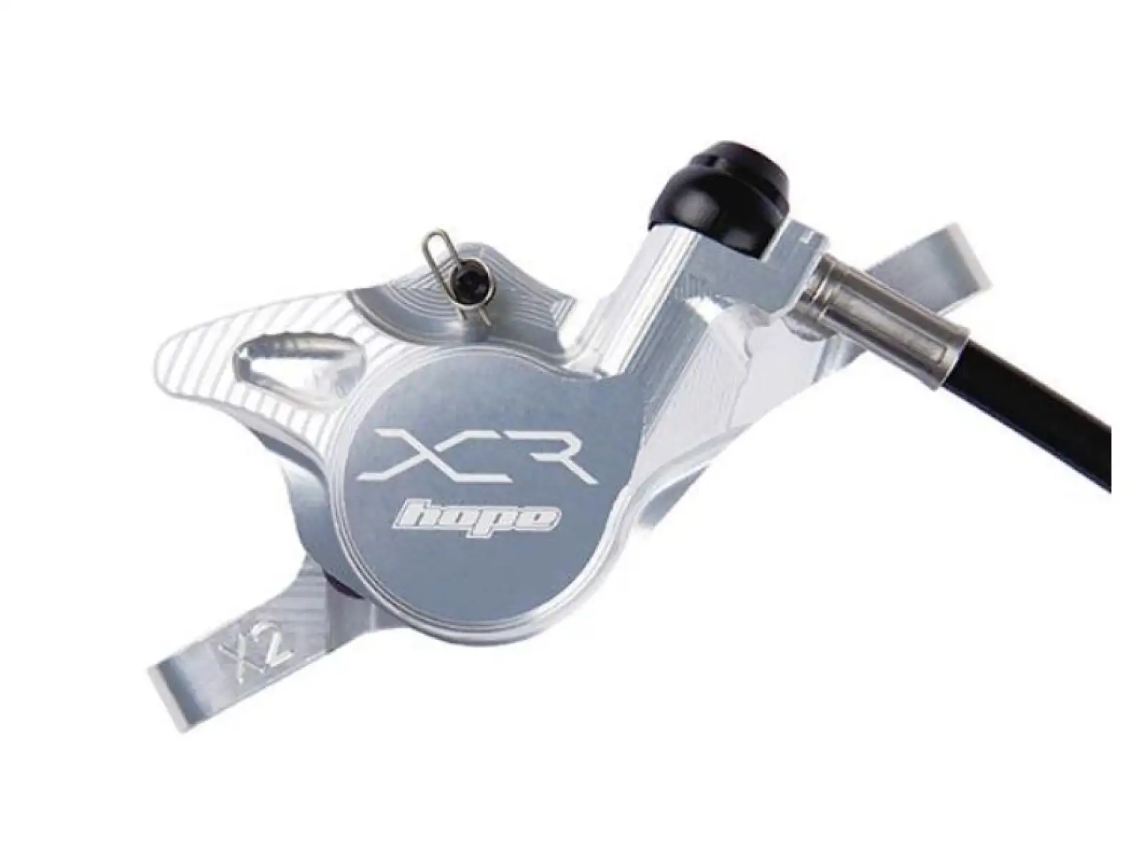 Hope XCR Pro X2 tylny hamulec srebrny/czarny