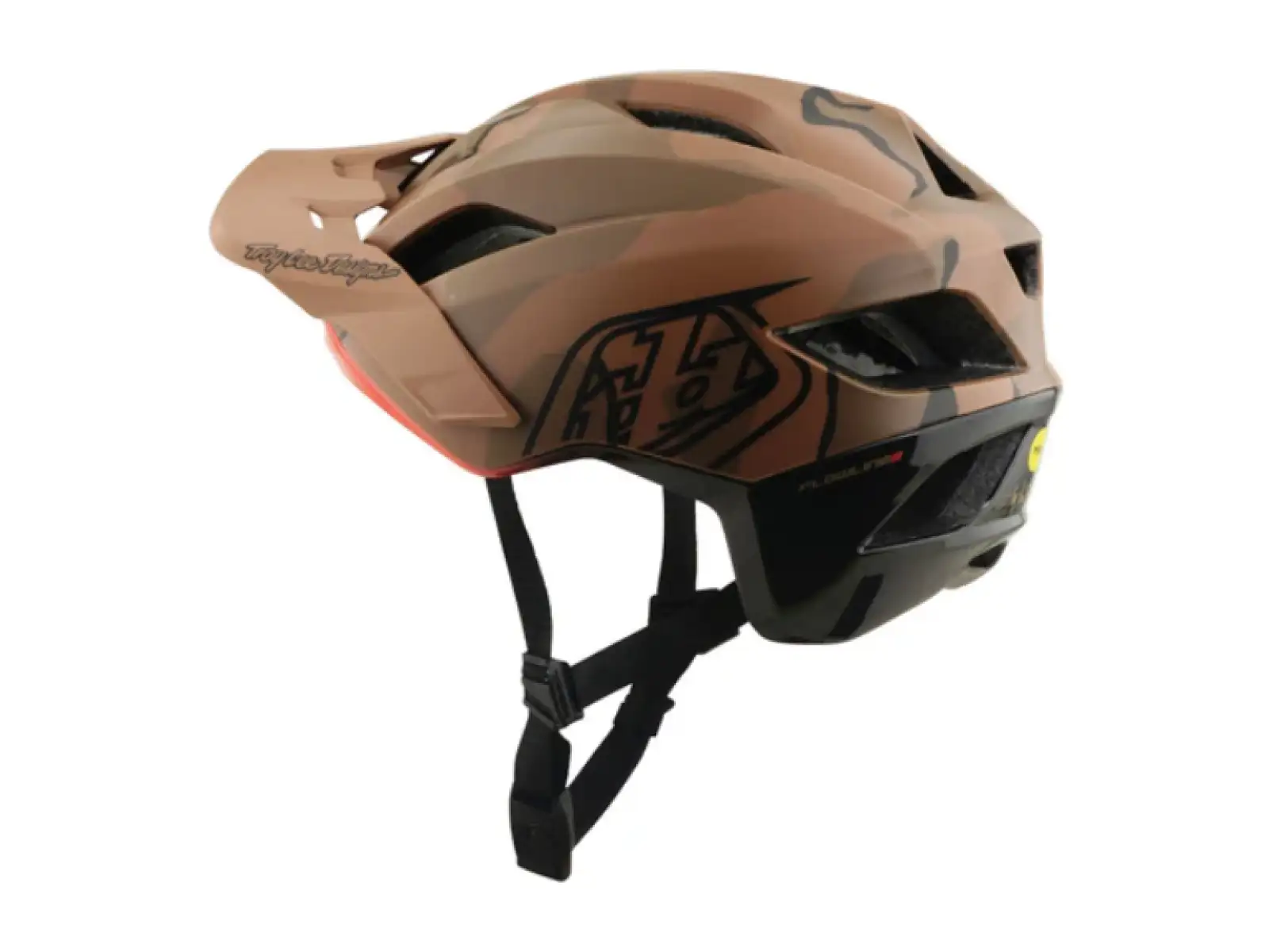 Troy Lee Designs Flowline SE MIPS kask Badge Sienna Camo