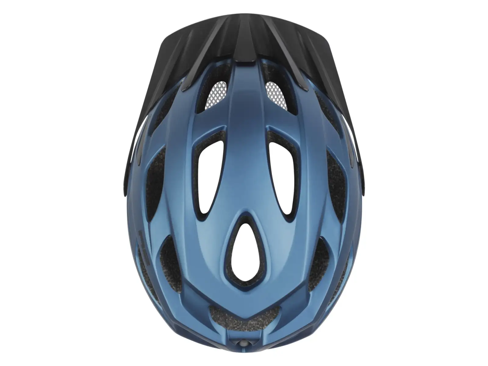R2 Cliff kask rowerowy petrol niebieska/czarna