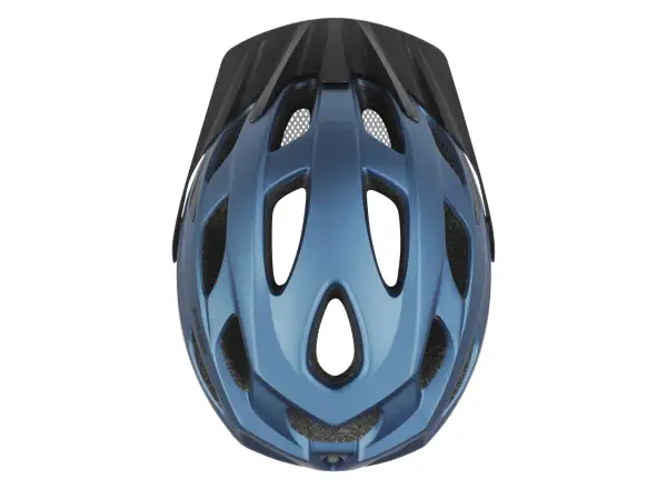 R2 Cliff kask rowerowy petrol niebieska/czarna