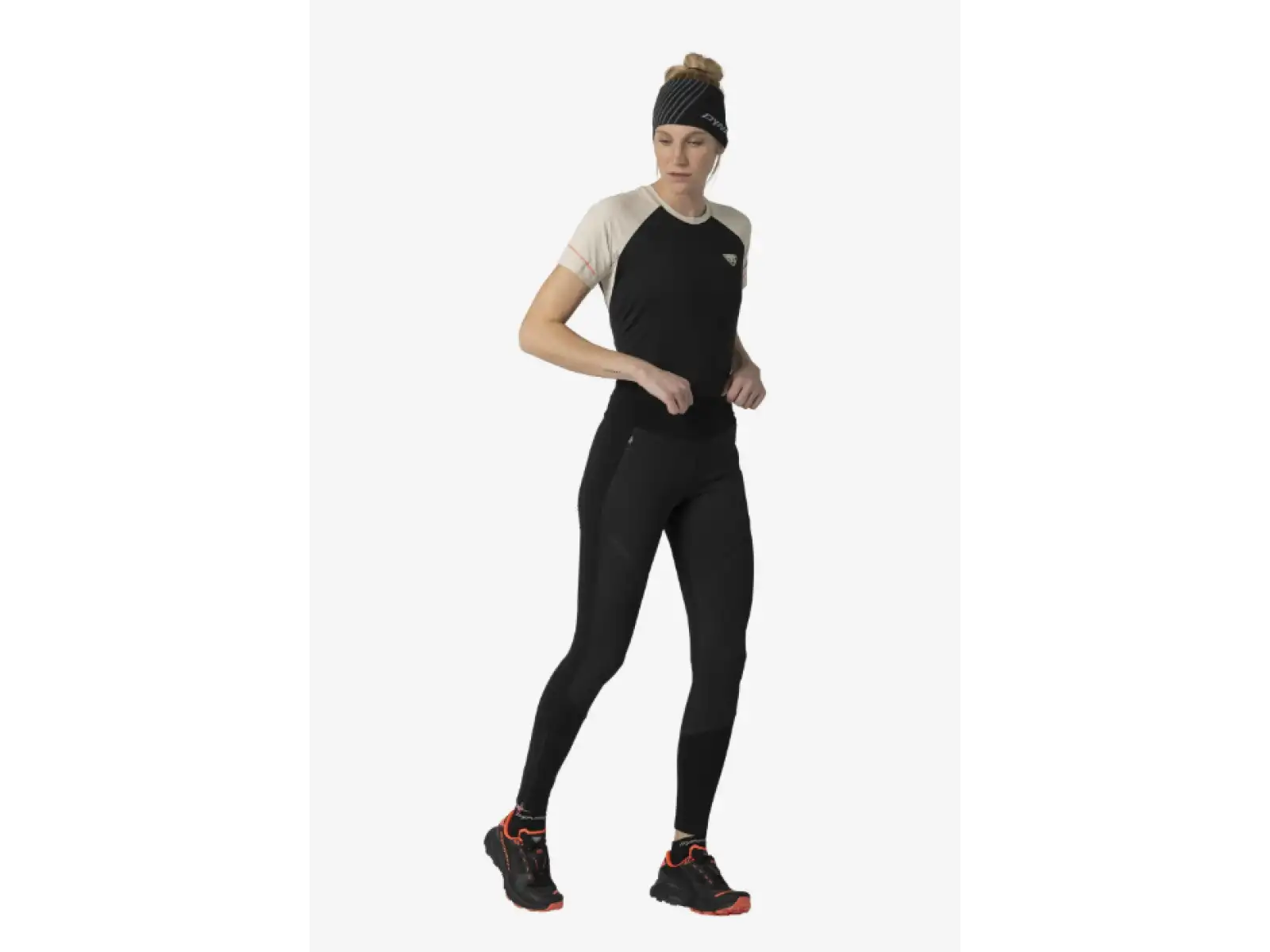 Dynafit Alpine Softshell Hybrid damskie spodnie do biegania Black Out