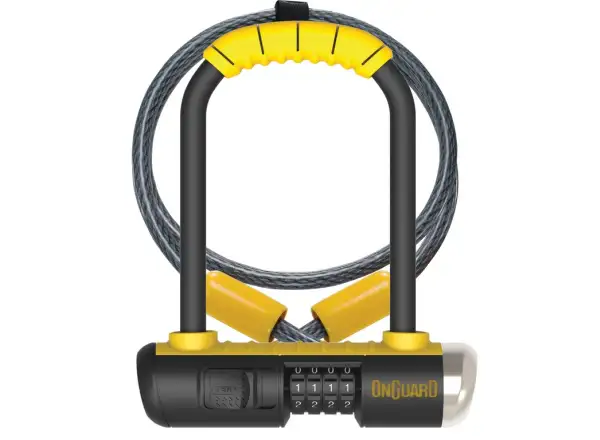 OnGuard Bulldog Mini 8015C zamek podkowa 90x140 mm, stalowa linka